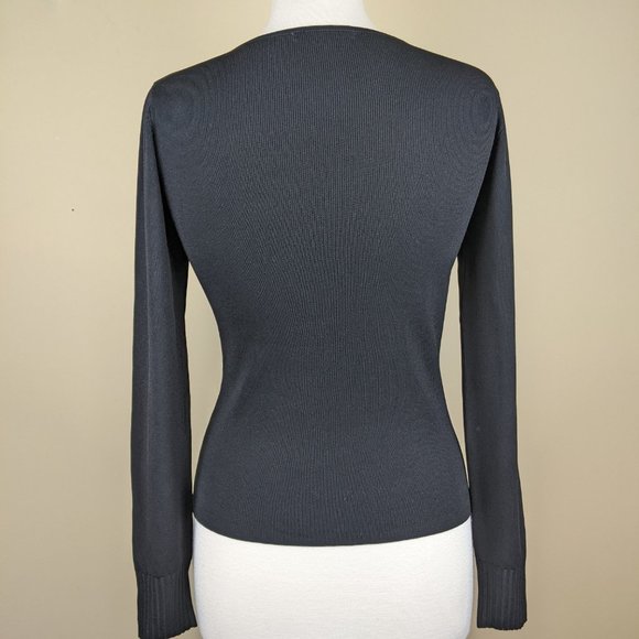 Optimum Nostalgic Beaded Crew-neck Sweater Medium - Picture 4 of 9